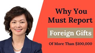 IRS Form 3520 Why You Must Report Foreign Gifts Of More Than 100000 [upl. by Assitruc]