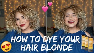 How I Dye My Hair Blonde Updated amp Detailed  Naturally Sade [upl. by Itnahsa]