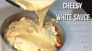 Cheesy White Sauce for Baked Mac Lasagna  Creamy White Sauce Recipe Filipino style [upl. by Loriner]