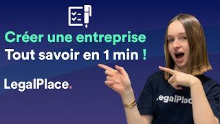 Créer son entreprise  tout savoir en 1 min [upl. by Reiser]