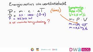 5 Berekenen van energieverlies via ventilatiesystemen [upl. by Nalehp956]