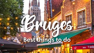 BRUGES BELGIUM  5 Things You SHOULD do in Bruges [upl. by Antonia]