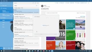 How to Link Multiple Inboxes in Windows Mail on Windows 10 Tutorial [upl. by Childers303]