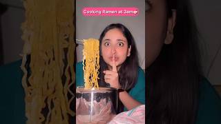 Cooking Ramen At 3AM minivlog asmr ytshorts shorts [upl. by Arakihc]