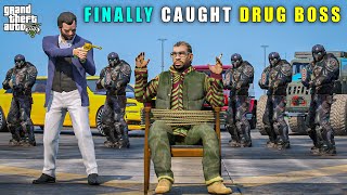 GTA 5  FINALLY MICHAEL CAUGHT DRUG BOSS  BB GAMING [upl. by Alam]