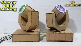 How to Make Dj sharpy Light At HomeAmazingMovingDj SharpyLight  By Cardbord  Mini sharpy [upl. by Airehs]