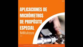 ¡Micrómetros de Propósito Especial de Mitutoyo 📏✨ [upl. by Grayce]