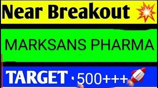 MARKSANS PHARMA SHARE LATEST NEWS TODAYMARKSANS PHARMA SHARE TARGETMARKSANS PHARMA SHARE ANALYSIS [upl. by Doralia]