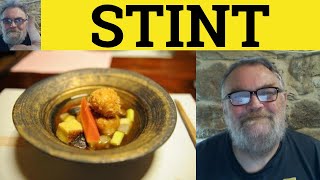 🔵 Stint Meaning  Stinted Examples  Define Stinting  Stint Explained  English C2 Vocabulary [upl. by Patrizio880]