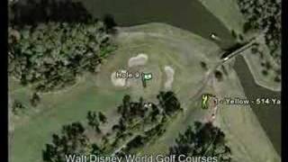 quotWalt Disney World Golf Courses Lake Buena Viquot Flyover Tour [upl. by Eiba]