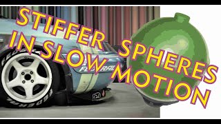 Citroen Xantia with stiffer Spheres in action Suspension works in slow motion [upl. by Eben177]