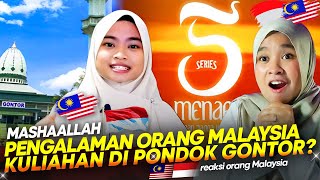 🇮🇩 MASHAALLAH PENGALAMAN ORG MALAYSIA BELAJAR DI PONDOK MODERN DARUSSALAM GONTOR  🇲🇾 REACTION [upl. by Yerac]