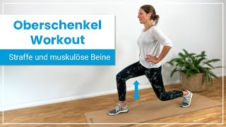 Oberschenkel Workout ➡️ Diese Übungen sorgen für straffe amp muskulöse Beine [upl. by Imalda]