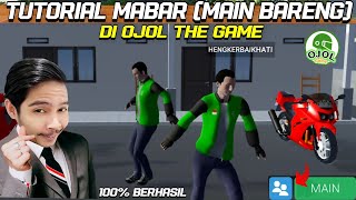 CARA MABAR MAIN BARENG DI OJOL THE GAME 100 BERHASIL [upl. by Zetrom]