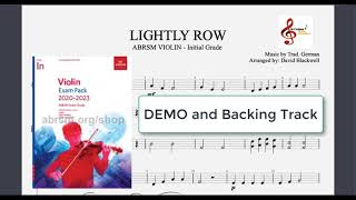 LIGHTLY ROW  ABRSM VIOLIN  Initial Grade [upl. by Cressida]