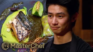 Reynold Poernomos Elimination  MasterChef Australia [upl. by Yoccm]