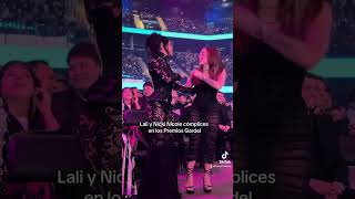 Nicki Nicole y Lali cómplices en los Premios Gardel 2024 [upl. by Ettebab525]