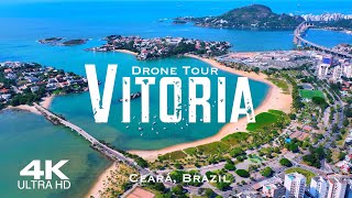 Vitória 2024 🇧🇷 Drone Aerial 4K  Espírito Santo Vitoria Brazil Brasil [upl. by Teagan736]