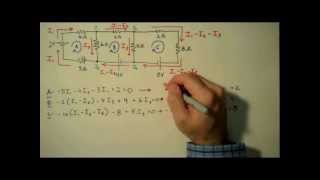 How to Solve a Kirchhoffs Rules Problem  Matrix Example [upl. by Welcher]