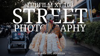 Fujifilm XT100 POV in Surabaya Street Photography [upl. by Ruttger]