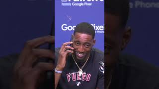 Bam Adebayos mom calls during his interview nbaonespn [upl. by Einahpehs]