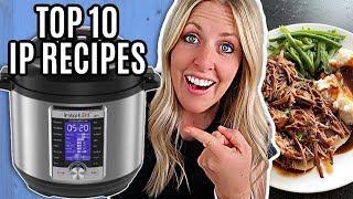 Top 10 Instant Pot Recipes OF ALL TIME [upl. by Olleina189]