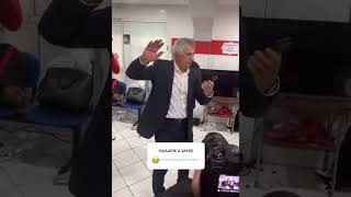 Morocco coach Vahid Halilhodzic dancing 😂👍 [upl. by Eilra266]