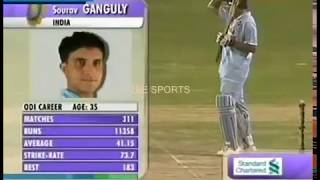 Sourav Ganguly last ODI match  Best captain INDIA has ever had [upl. by Burgener]