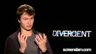 Divergent Exclusive Interview with Ansel Elgort  ScreenSlam [upl. by Aysab]