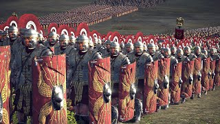 Rome Vs Germanic Tribes  10000 Unit cinematic battle  Total War Rome II [upl. by Akinit884]