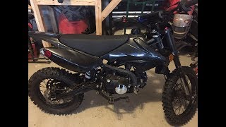 TaoTao DB17 Modifications New Pit Bike [upl. by Kotz]