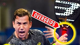 PADEL RACKET HACKS by PAQUITO NAVARRO OVERGRIPS  the4Set Padel [upl. by Rufina]