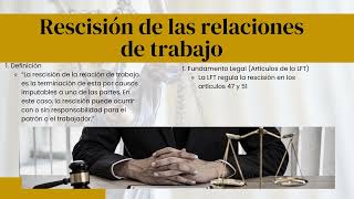 Efectos Jurídicos de las relaciones de trabajo [upl. by Maribel]