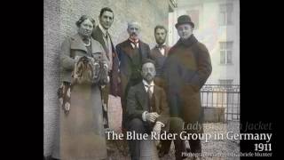 German Expressionism amp Blue Rider Group  60 Second Art History Lesson [upl. by Hgielyk533]