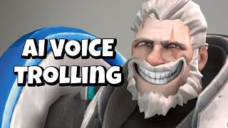 Extreme AI Voice Trolling in Overwatch 2 [upl. by Leroj]