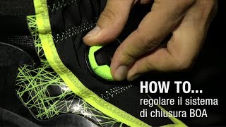 HOW TO  regolare il sistema di chiusura BOA di ALIEN RS [upl. by Nashbar]