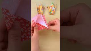 Origami Kranich falten einfach 🕊️  Falttipps 💡 origamieinfach papierfalten papierkranich [upl. by Fionna]