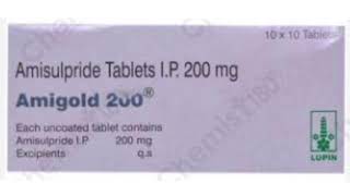 Amigold 200 Tablets Amisulpride Tablets IP 200 mg [upl. by Berneta83]