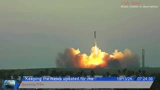 SpaceX Starship ITF5 Launch and landing from the room Check other videos soon [upl. by Ferino]