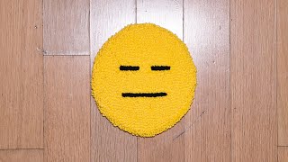 Tufting a Rug of Your Favorite Emoji  5 [upl. by Asial]