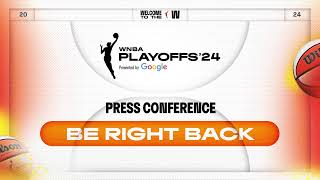 2024 WNBA Playoffs SemiFinals Game 4 PostGame Press Conference Aces vs Liberty [upl. by Ewen882]