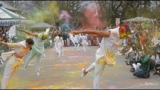 Holi 2017 in Paris [upl. by Lraep]