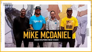 Miamis Mike McDaniel on Unique Coaching Bond w Players Lessons from Losses amp AFC East The Pivot [upl. by Nyliac]