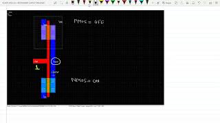 PRACTICALS  30  CMOS INVERTER LAYOUT ANALYSIS [upl. by Chaddy]