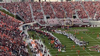 Virginia Tech Enter Sandman Entrance vs Clemson 2024 [upl. by Templas]