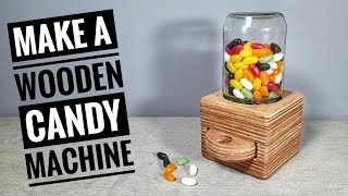 How to Make a Wood Candy Machine  DIY Dispenser [upl. by Acissj]