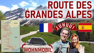 SCHÖNSTE STRECKE EUROPAS  Route des Grandes Alpes  Teil 1  mit dem Wohnmobil durch die Alpen [upl. by Hamimej]