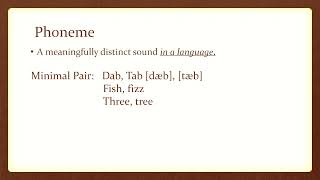 English Phonology and Phonetics Part 1 Phonotactic Constraints Phonemes Allophones [upl. by Gosser]