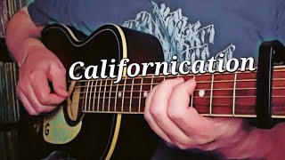 Californication acoustic Red Hot Chili Peppers cover on a Gretsch Jim Dandy parlor guitar [upl. by Notsej]