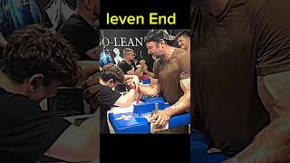 Leven saginashivli the End off armwrestling Era☠️🥵🥶armwrestler trending devonlarratt ytshots [upl. by Keryt]